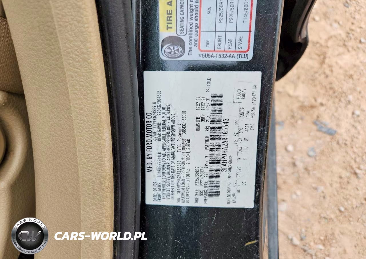 2010 Ford Fusion Se VIN:3FAHP0HA2AR185543 - 12