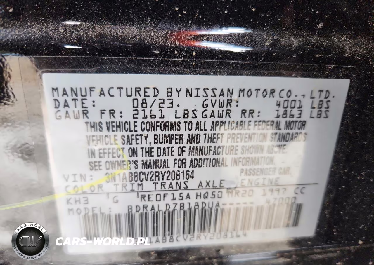 2024 Nissan Sentra Sv VIN:3N1AB8CV2RY208164 - 12
