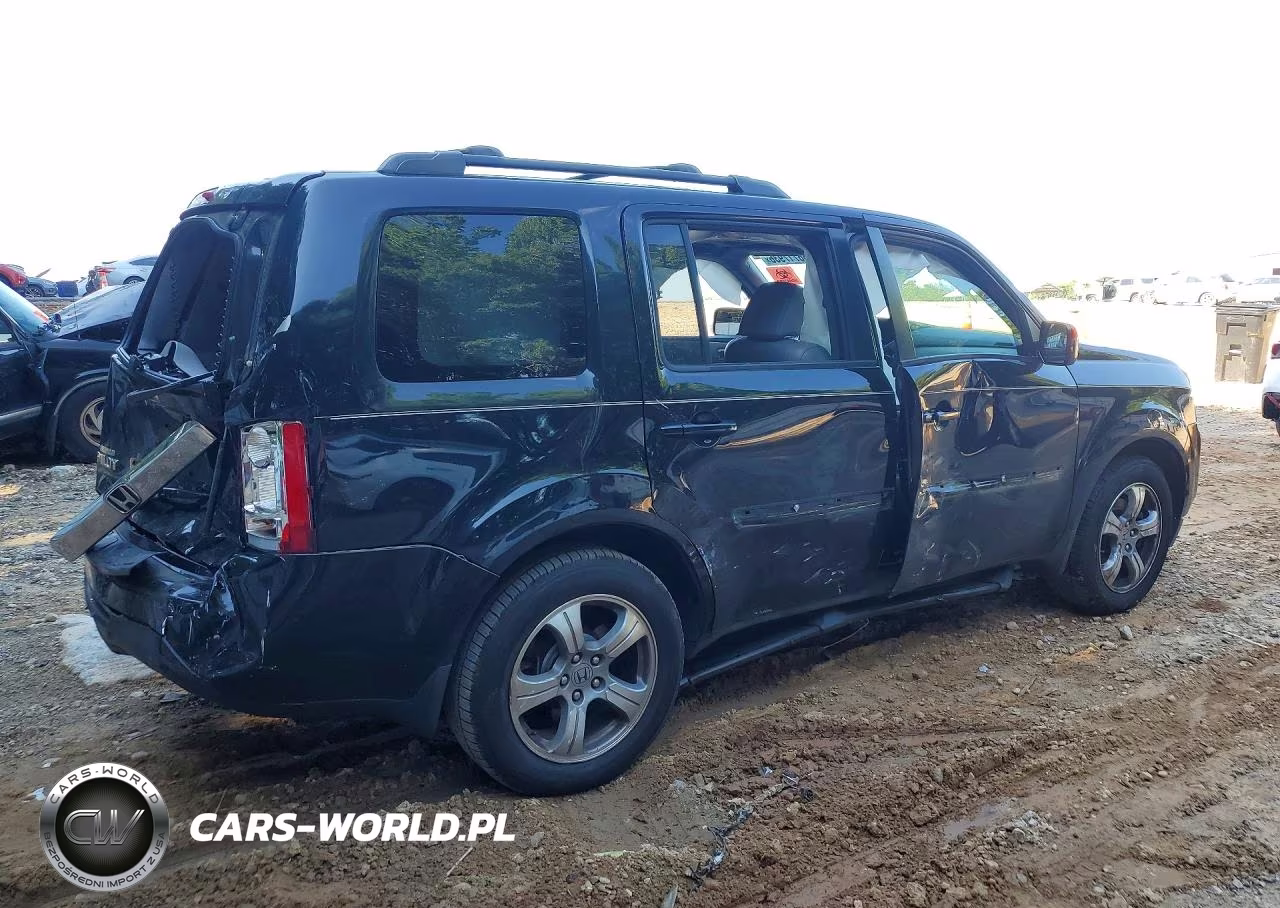 2015 Honda Pilot Exln VIN:5FNYF3H70FB015371 - 3