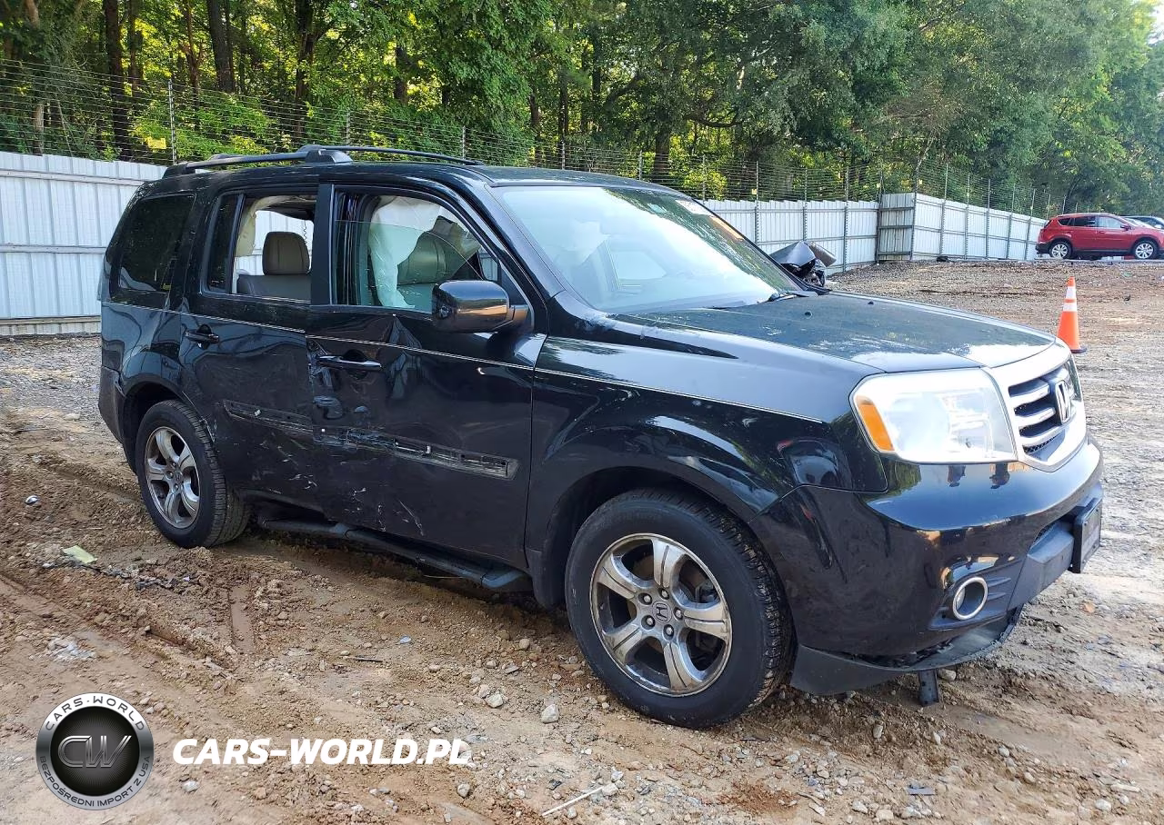 2015 Honda Pilot Exln VIN:5FNYF3H70FB015371 - 4
