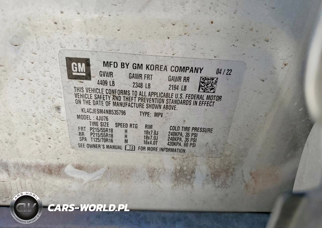 2022 Buick Encore Preferred VIN:KL4CJESM4NB535796 - 13