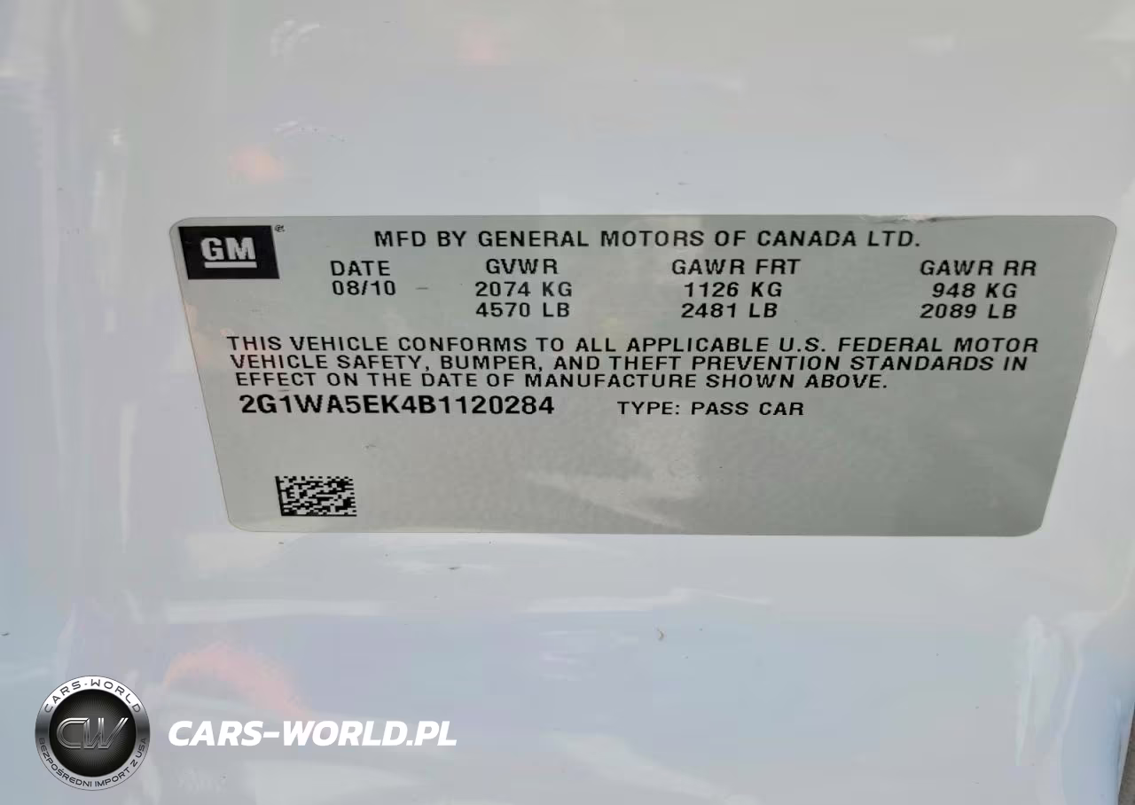 2011 Chevrolet Impala Ls VIN:2G1WA5EK4B1120284 - 12