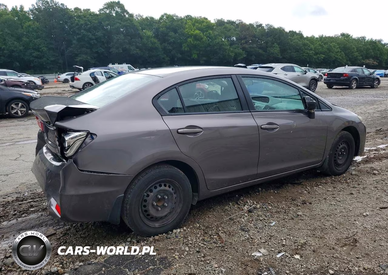 2013 Honda Civic Lx VIN:19XFB2F56DE022326 - 3