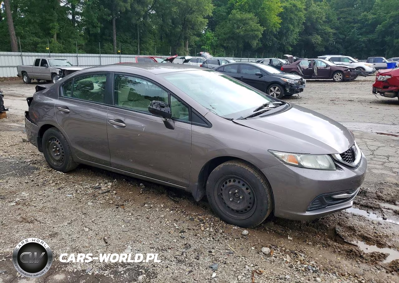 2013 Honda Civic Lx VIN:19XFB2F56DE022326 - 4