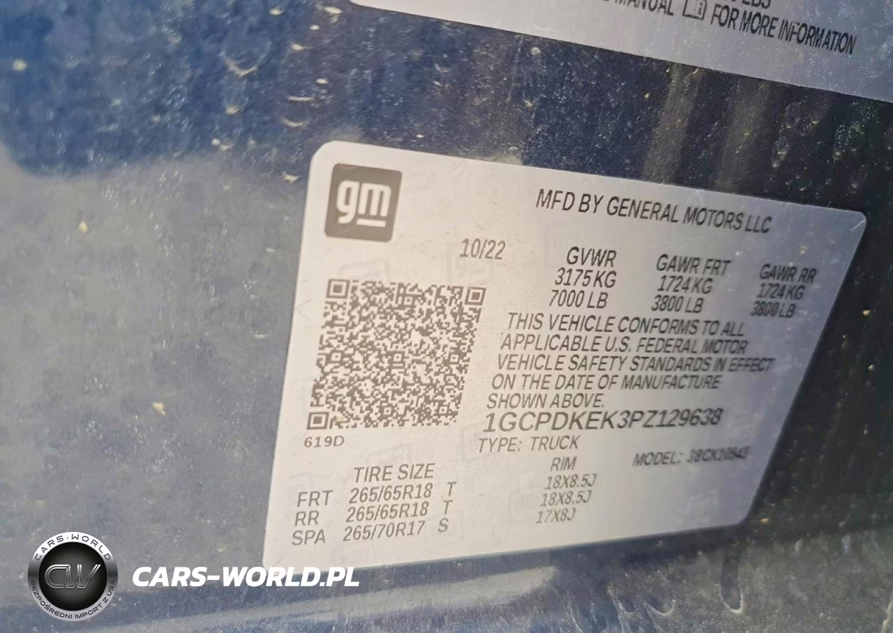 2023 Chevrolet Silverado K1500 Lt-L VIN:1GCPDKEK3PZ129638 - 12