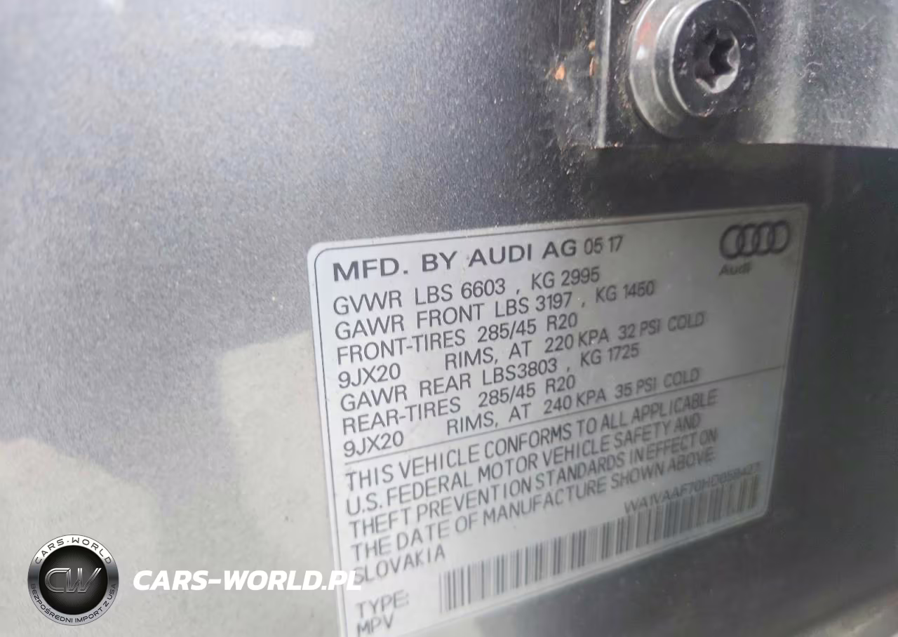 2017 Audi Q7 Prestige VIN:WA1VAAF70HD058427 - 12