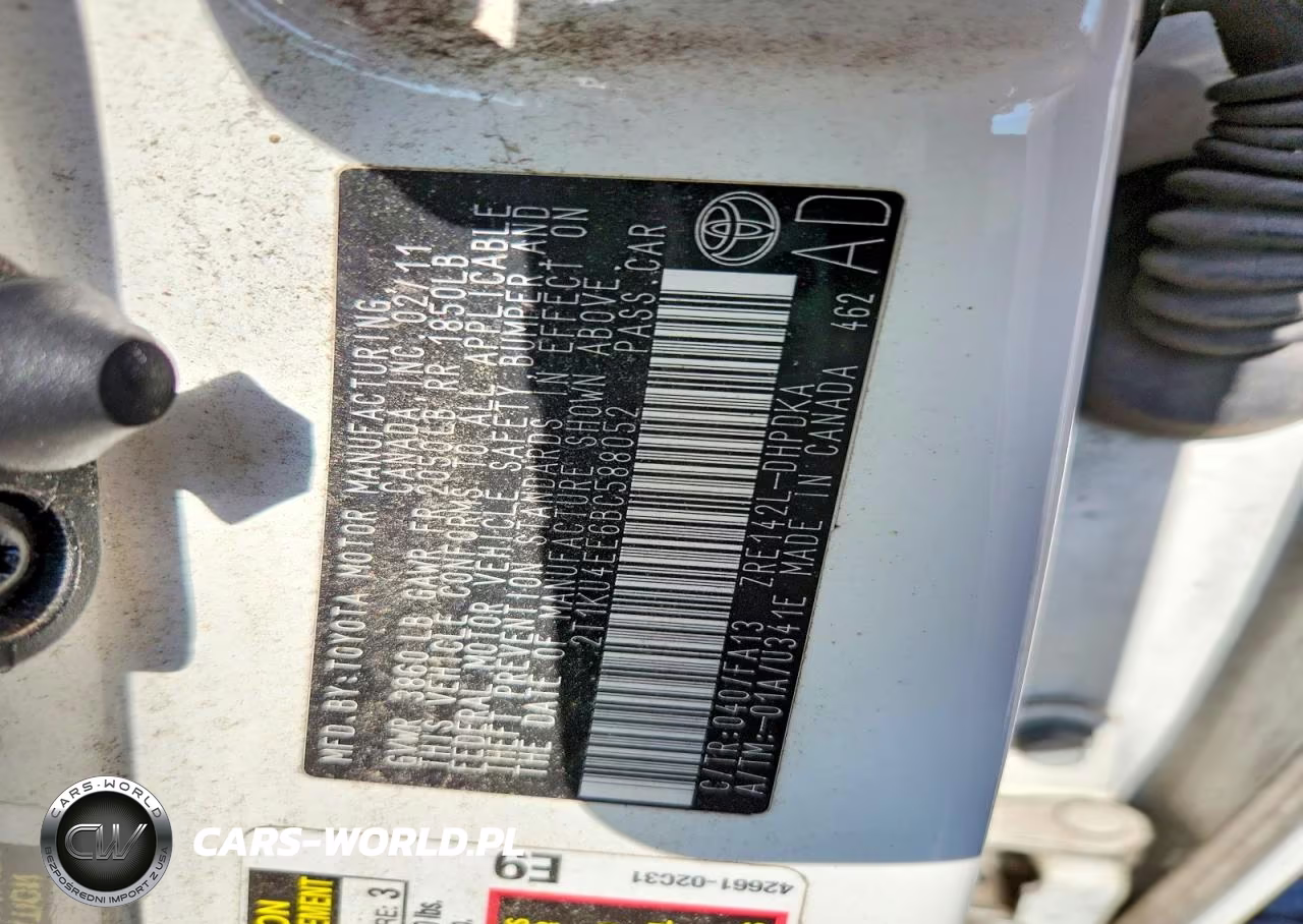 2011 Toyota Matrix Base VIN:2T1KU4EE6BC588052 - 12