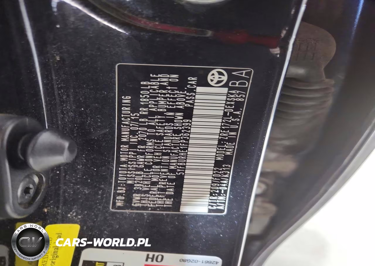 2015 Toyota Corolla S Plus VIN:5YFBURHE1FP362399 - 12