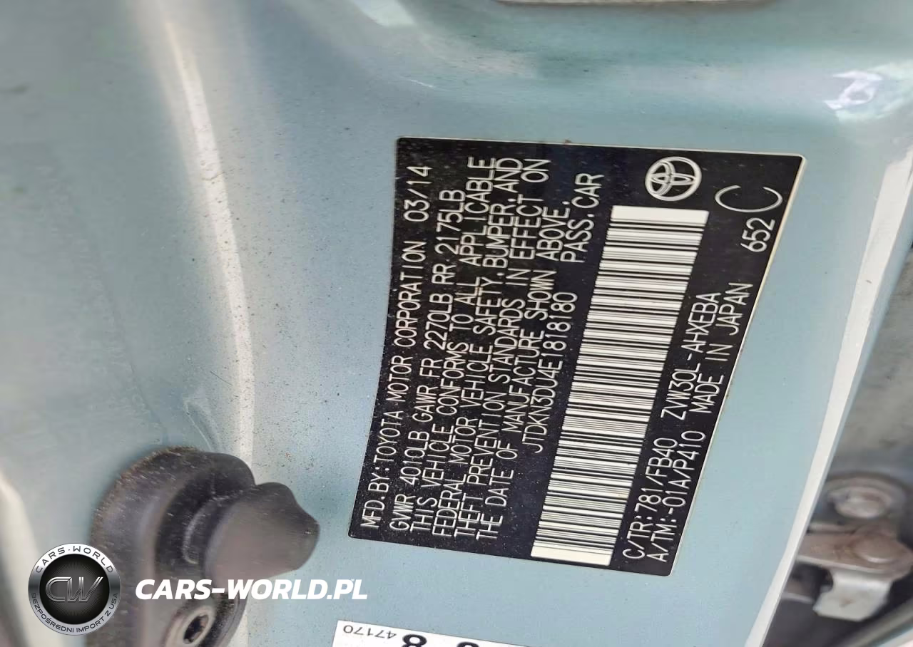 2014 Toyota Prius Three VIN:JTDKN3DU4E1818180 - 12