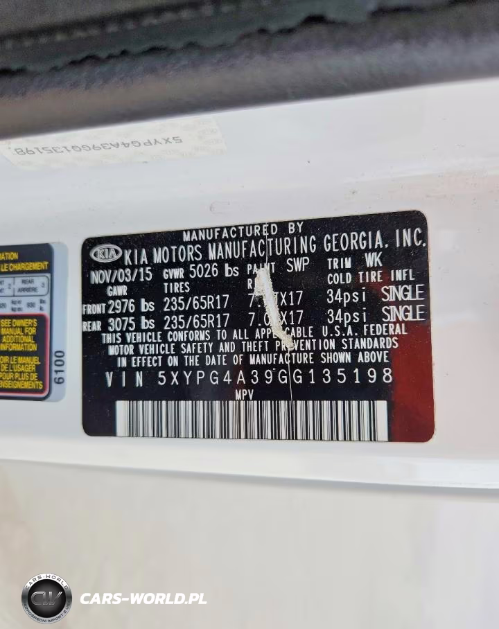 2016 Kia Sorento Lx VIN:5XYPG4A39GG135198 - 14