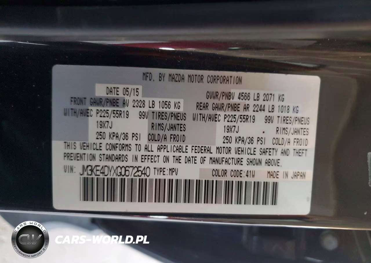 2016 Mazda Cx-5 Gt VIN:JM3KE4DYXG0672540 - 12