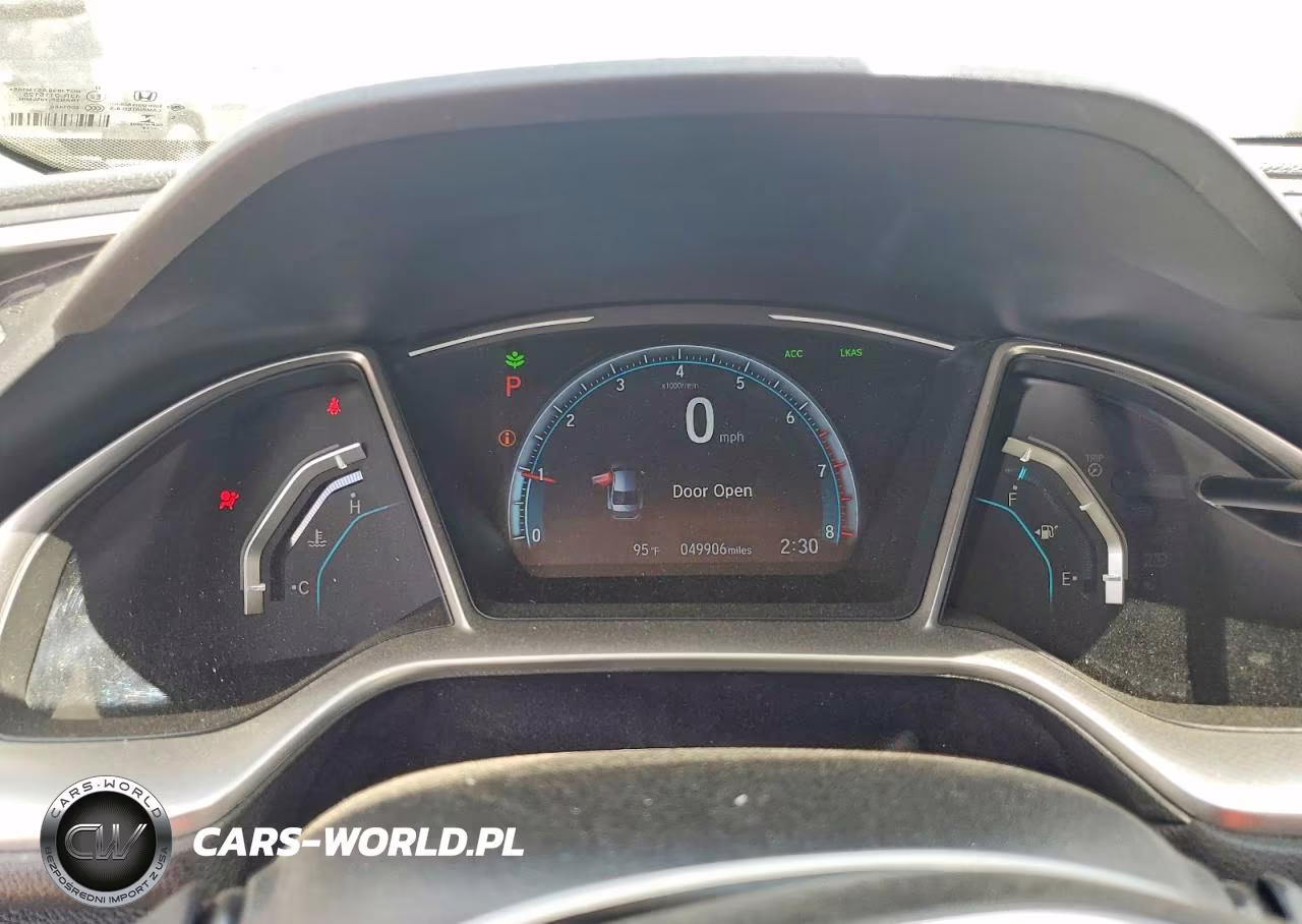 2019 Honda Civic Touring VIN:19XFC1F90KE208578 - 9