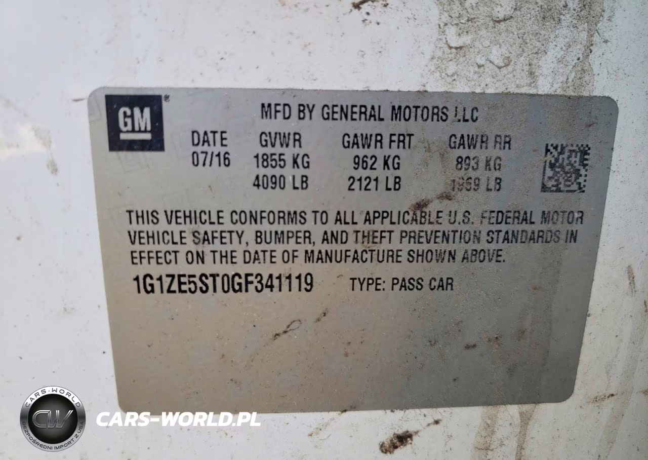 2016 Chevrolet Malibu Lt VIN:1G1ZE5ST0GF341119 - 12