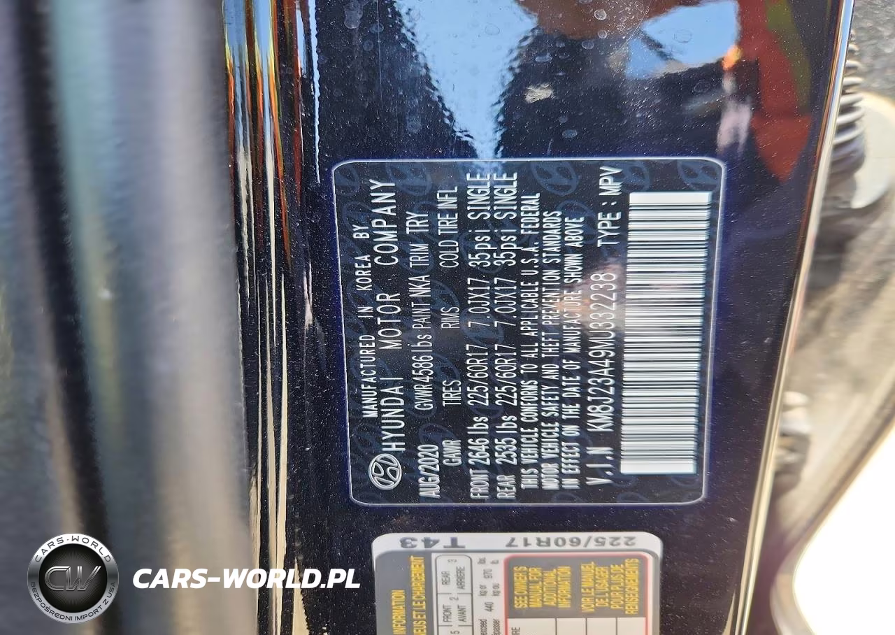 2021 Hyundai Tucson Se VIN:KM8J23A49MU332238 - 13