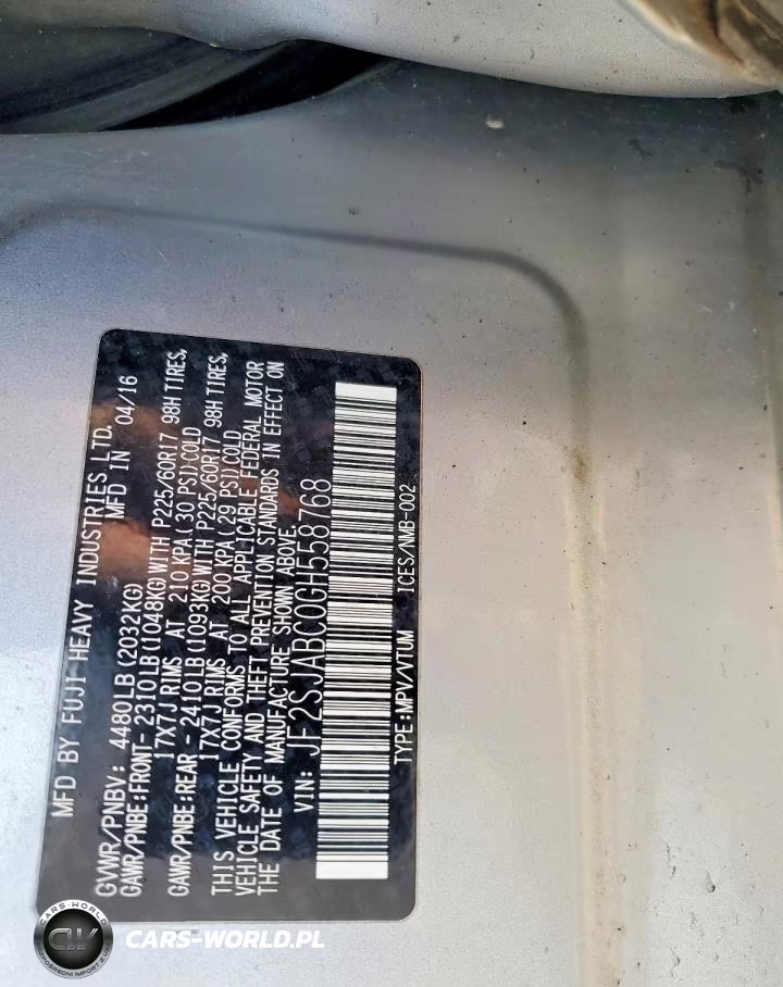2016 Subaru Forester 2.5I VIN:JF2SJABC0GH558768 - 13