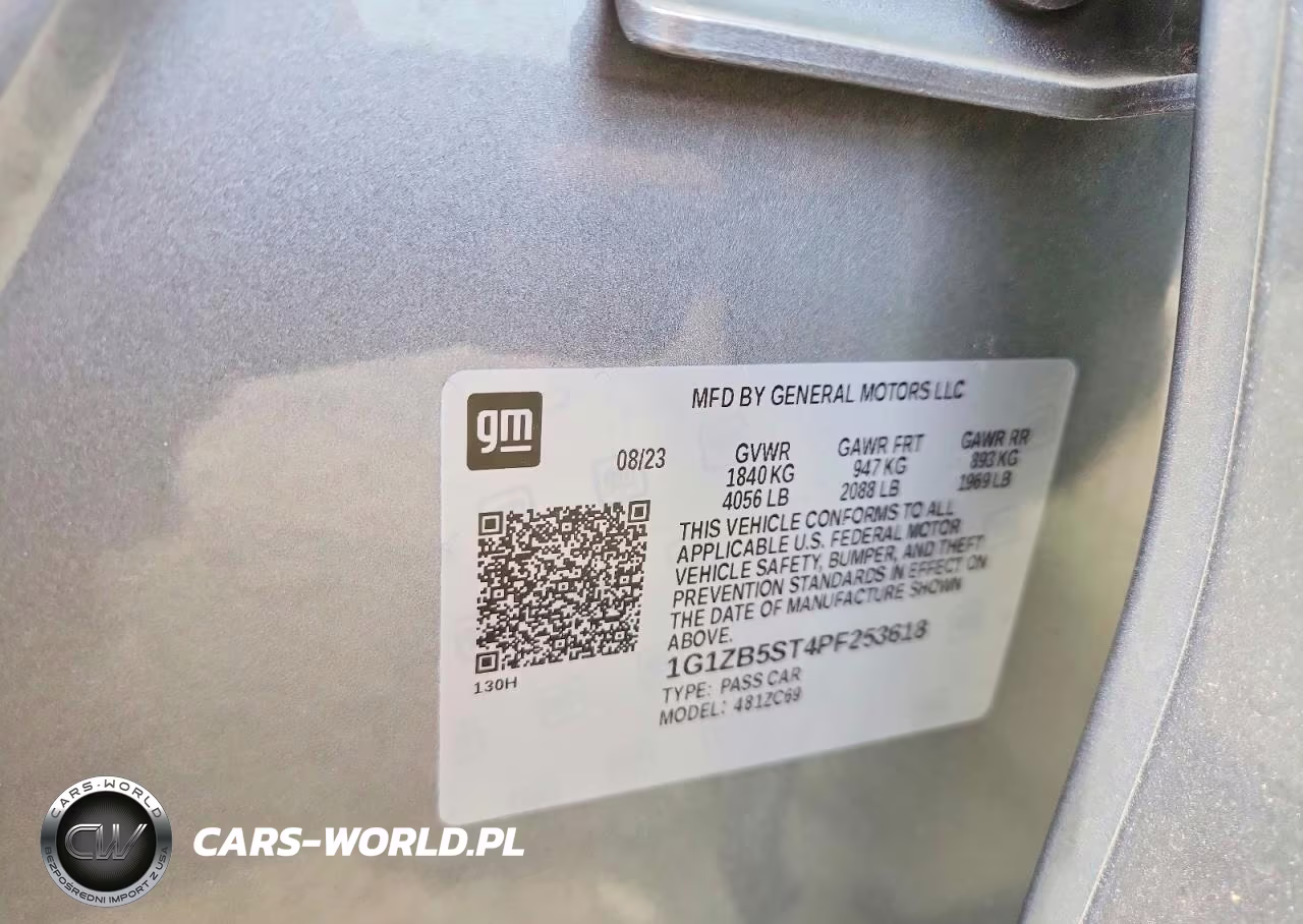 2023 Chevrolet Malibu Ls VIN:1G1ZB5ST4PF253618 - 12