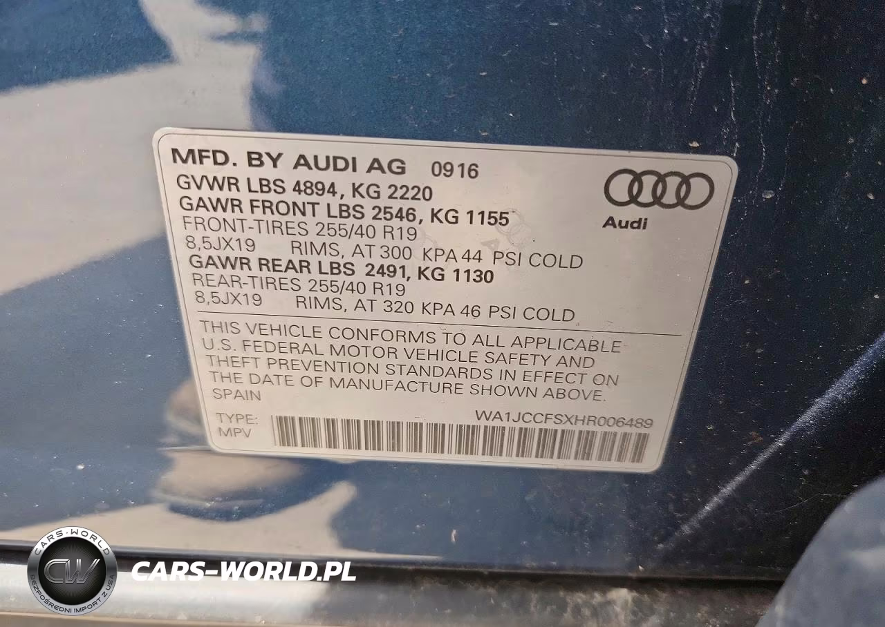2017 Audi Q3 Premium Plus VIN:WA1JCCFSXHR006489 - 13
