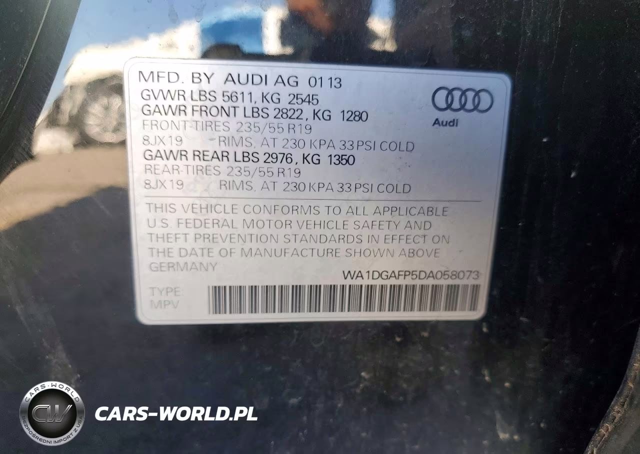 2013 Audi Q5 Premium Plus VIN:WA1DGAFP5DA058073 - 13