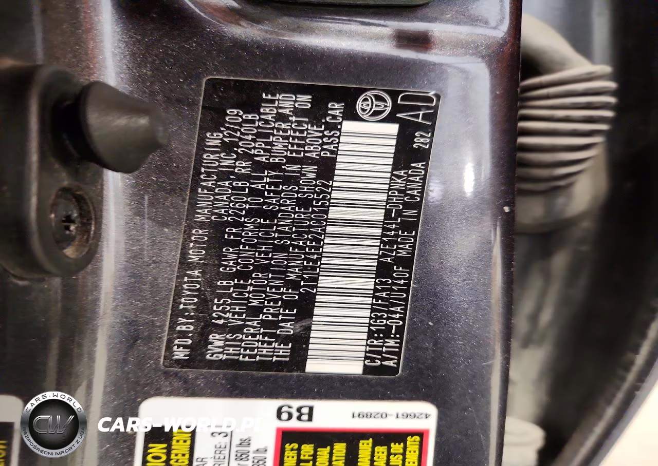 2010 Toyota Corolla Matrix S VIN:2T1LE4EE2AC015522 - 12