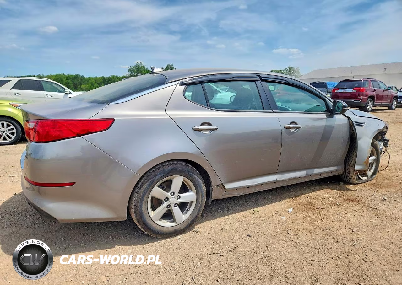 2015 Kia Optima Lx VIN:5XXGM4A76FG504405 - 3