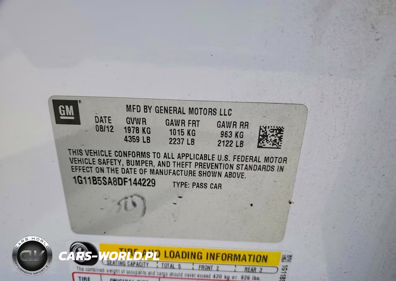 2013 Chevrolet Malibu Ls VIN:1G11B5SA8DF144229 - 13