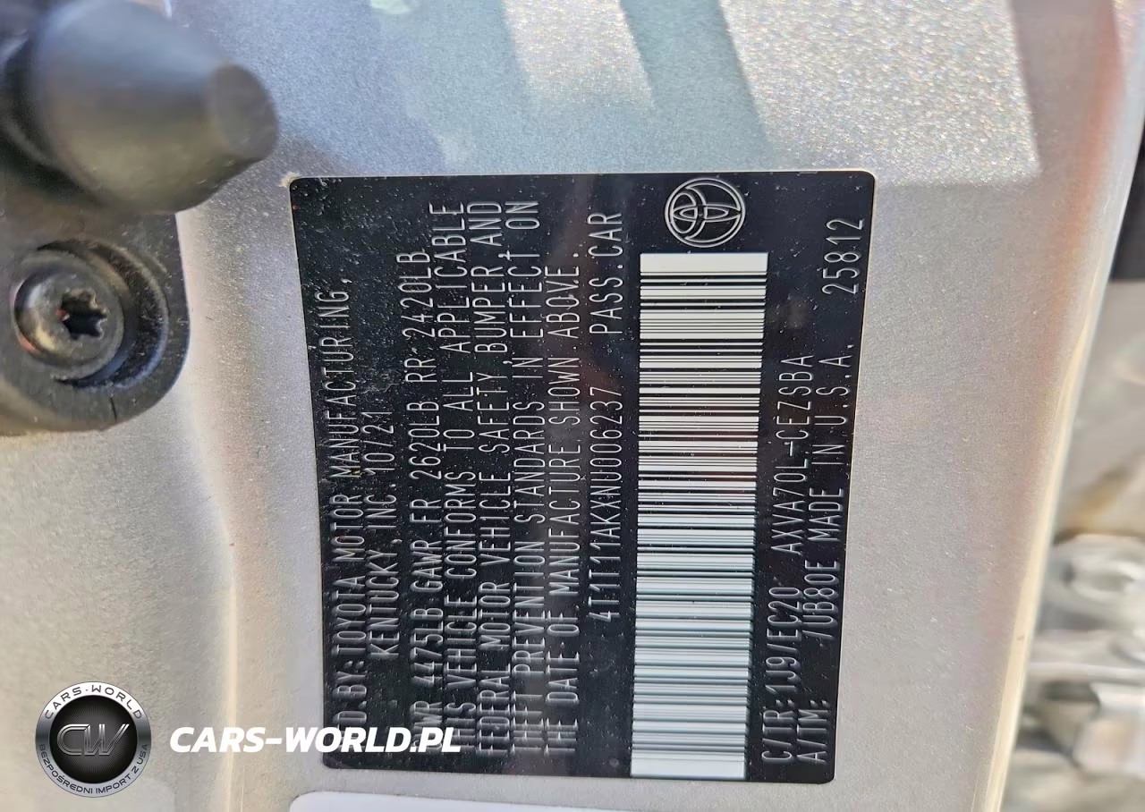 2022 Toyota Camry Se Nightshade VIN:4T1T11AKXNU006237 - 12