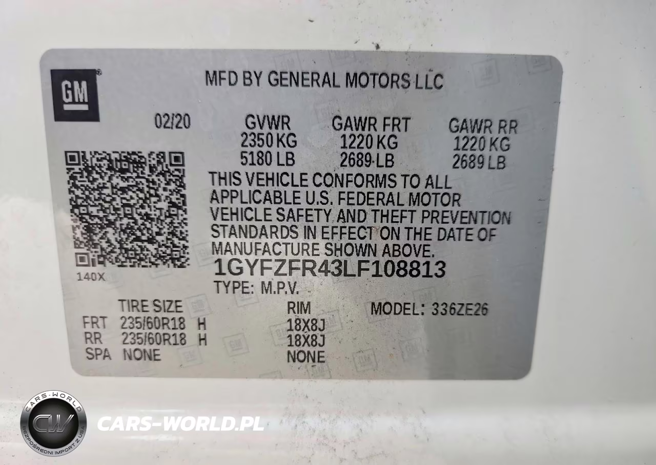 2020 Cadillac Xt4 Sport VIN:1GYFZFR43LF108813 - 12