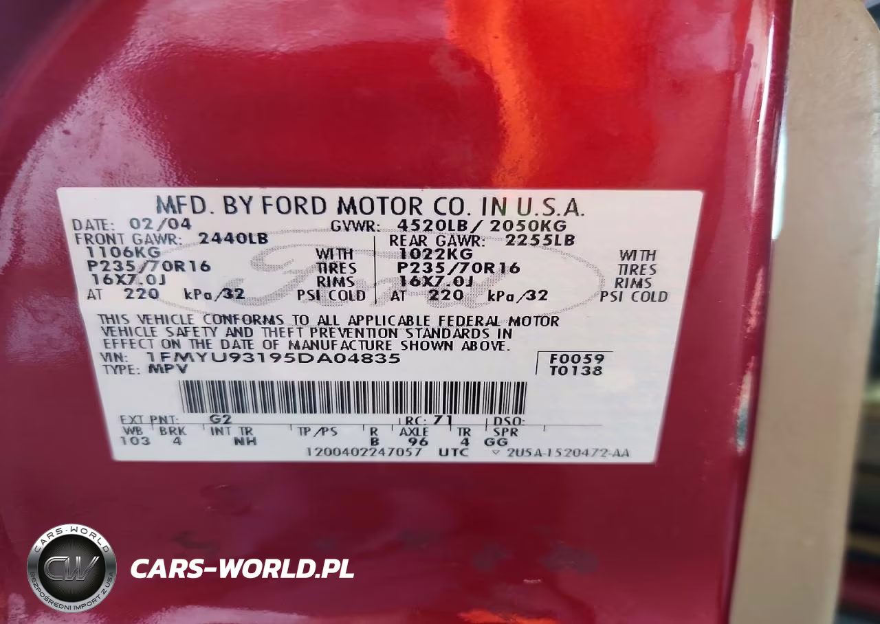 2005 Ford Escape Xlt VIN:1FMYU93195DA04835 - 14