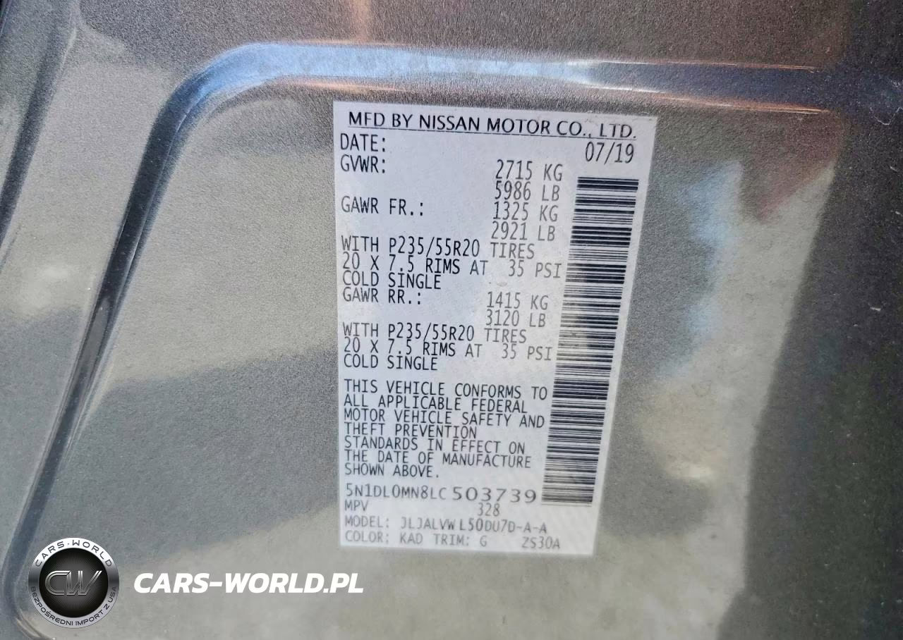 2020 Infiniti Qx60 Luxe VIN:5N1DL0MN8LC503739 - 13