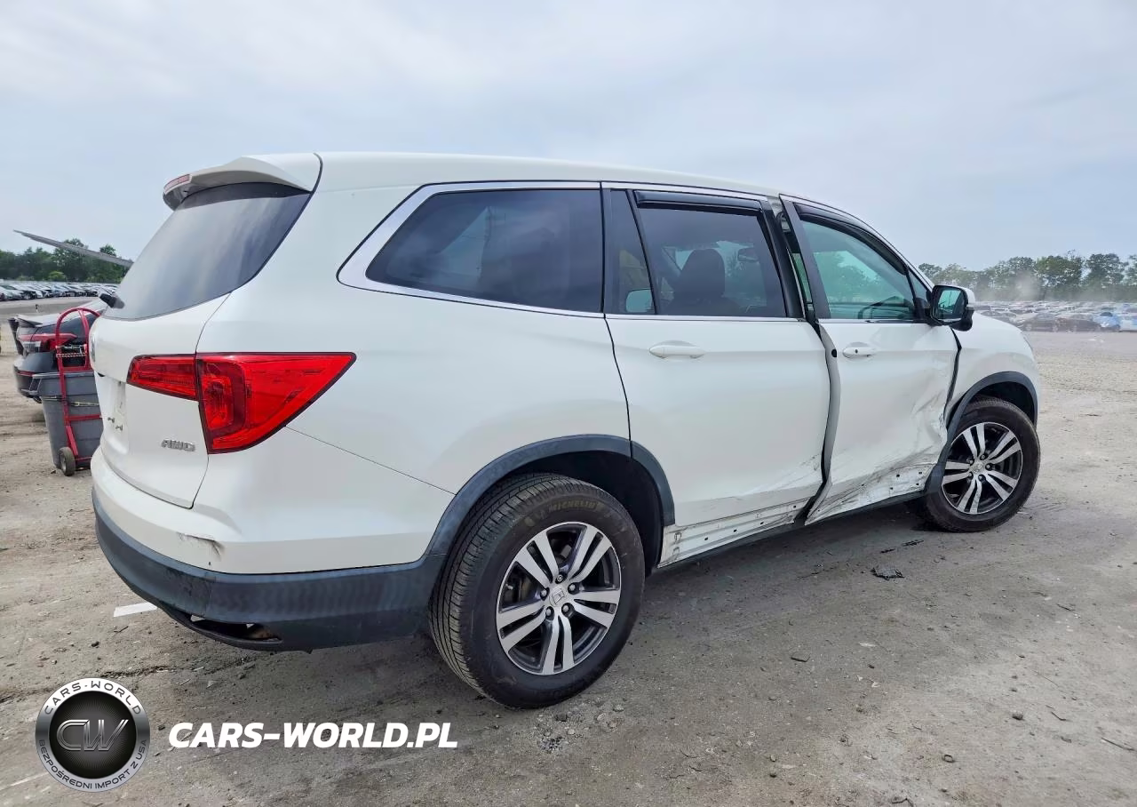 2017 Honda Pilot Exln VIN:5FNYF6H75HB091317 - 3