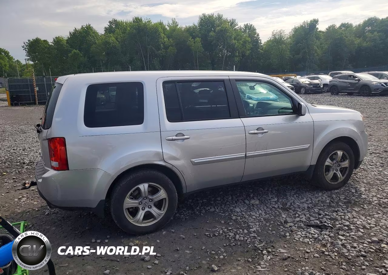 2012 Honda Pilot Ex VIN:5FNYF4H42CB002502 - 3