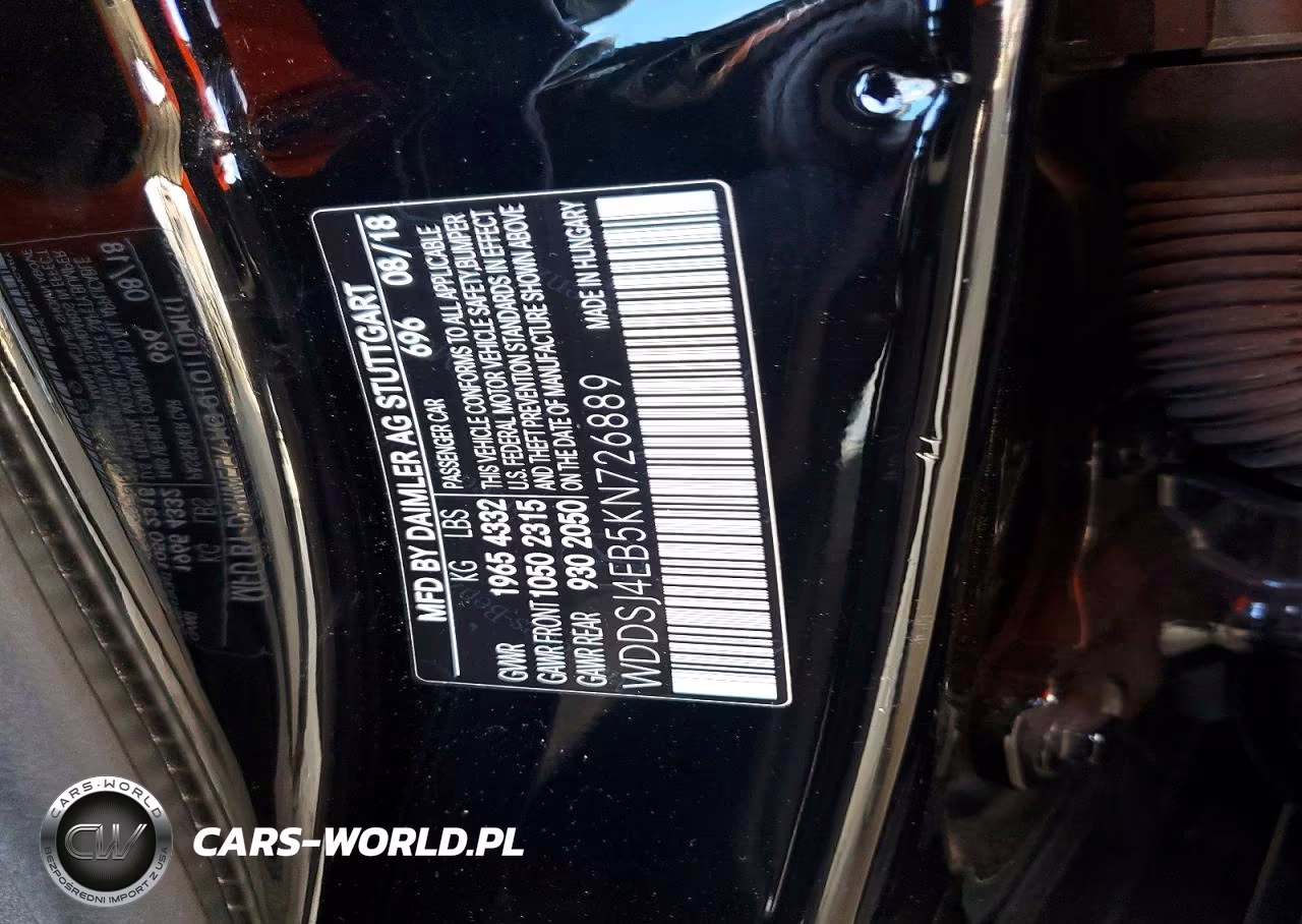 2019 Mercedes-Benz Cla 250 VIN:WDDSJ4EB5KN726889 - 12