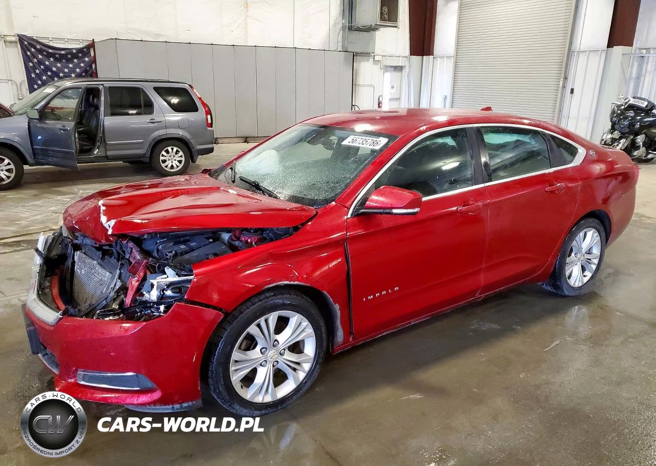2014 Chevrolet Impala Lt VIN:2G1125S36E9141583 - 1