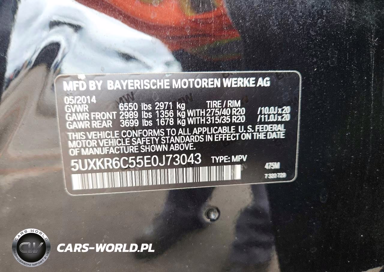 2014 BMW X5 xDrive50I VIN:5UXKR6C55E0J73043 - 13