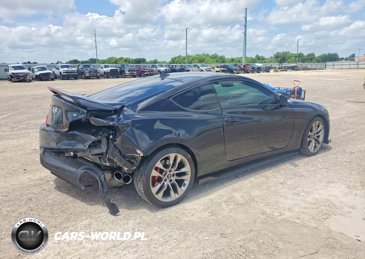 2013 Hyundai Genesis Coupe 3.8L VIN:KMHHU6KJ5DU089221 - 3