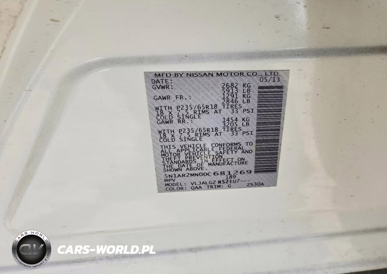 2013 Nissan Pathfinder S VIN:5N1AR2MN0DC681269 - 13