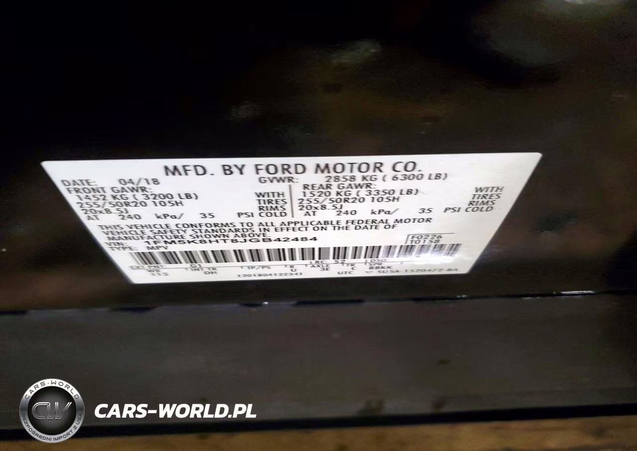 2018 Ford Explorer Platinum VIN:1FM5K8HT8JGB42484 - 14