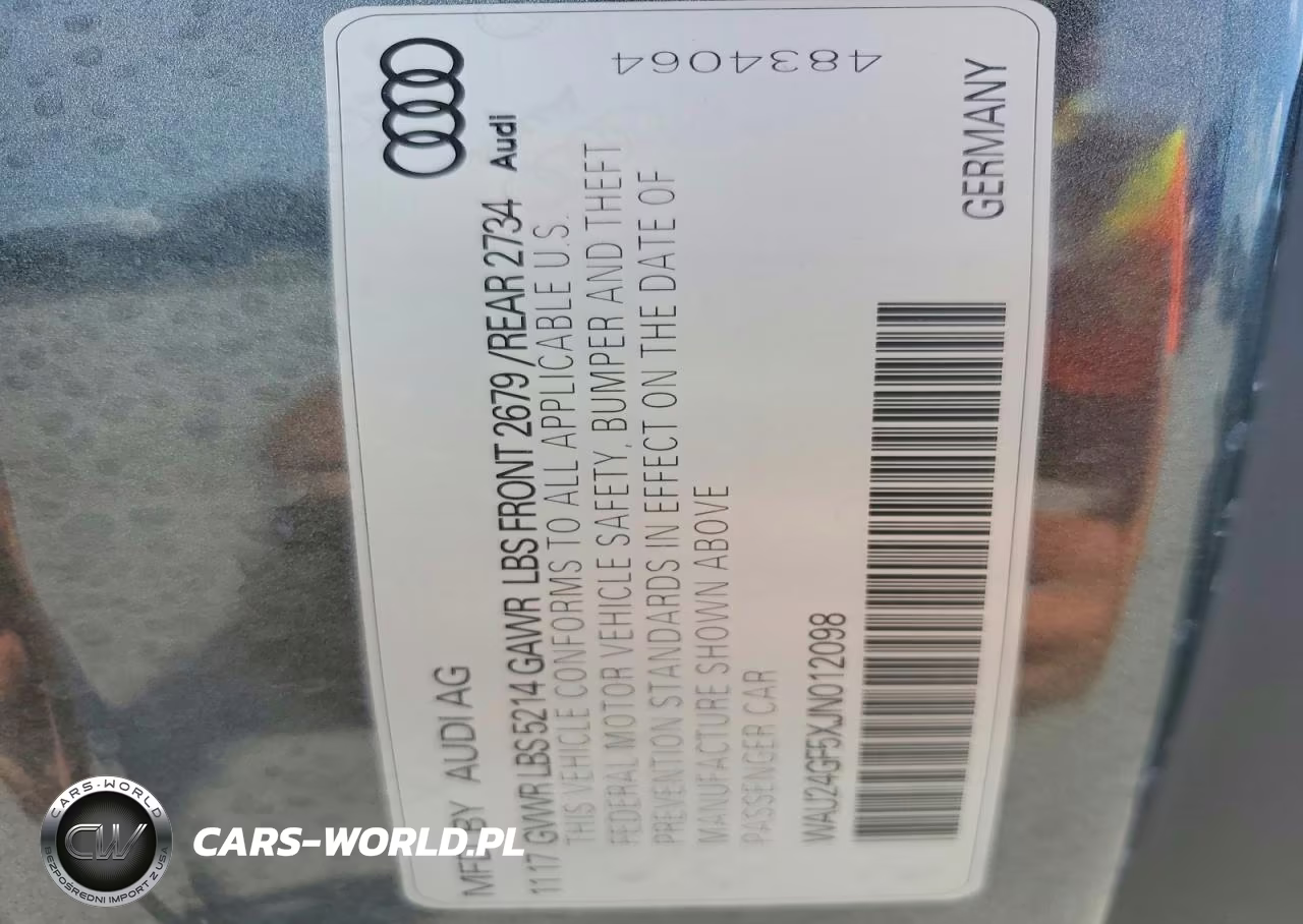 2018 Audi S5 Prestige VIN:WAU24GF5XJN012098 - 13