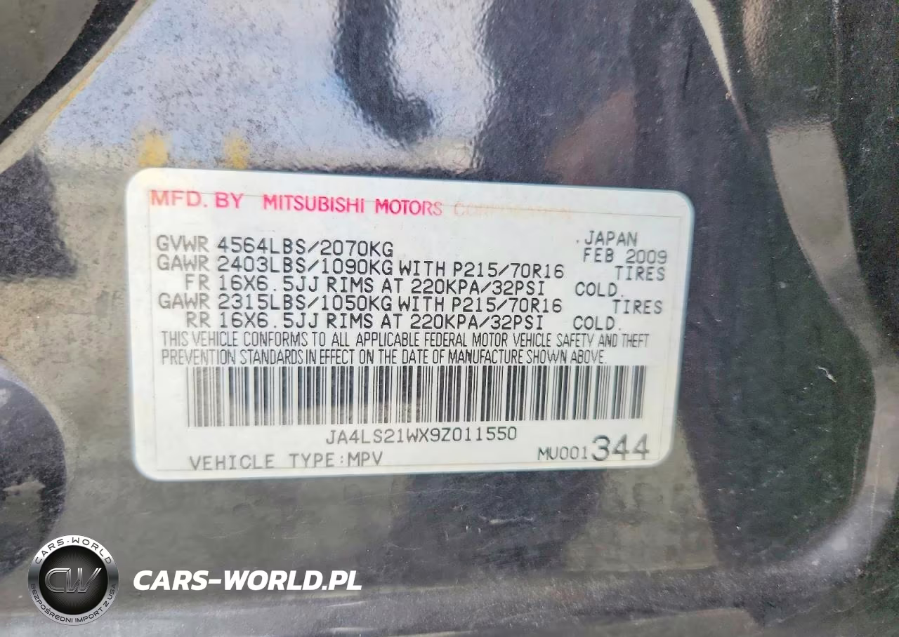 2009 Mitsubishi Outlander Es VIN:JA4LS21WX9Z011550 - 13