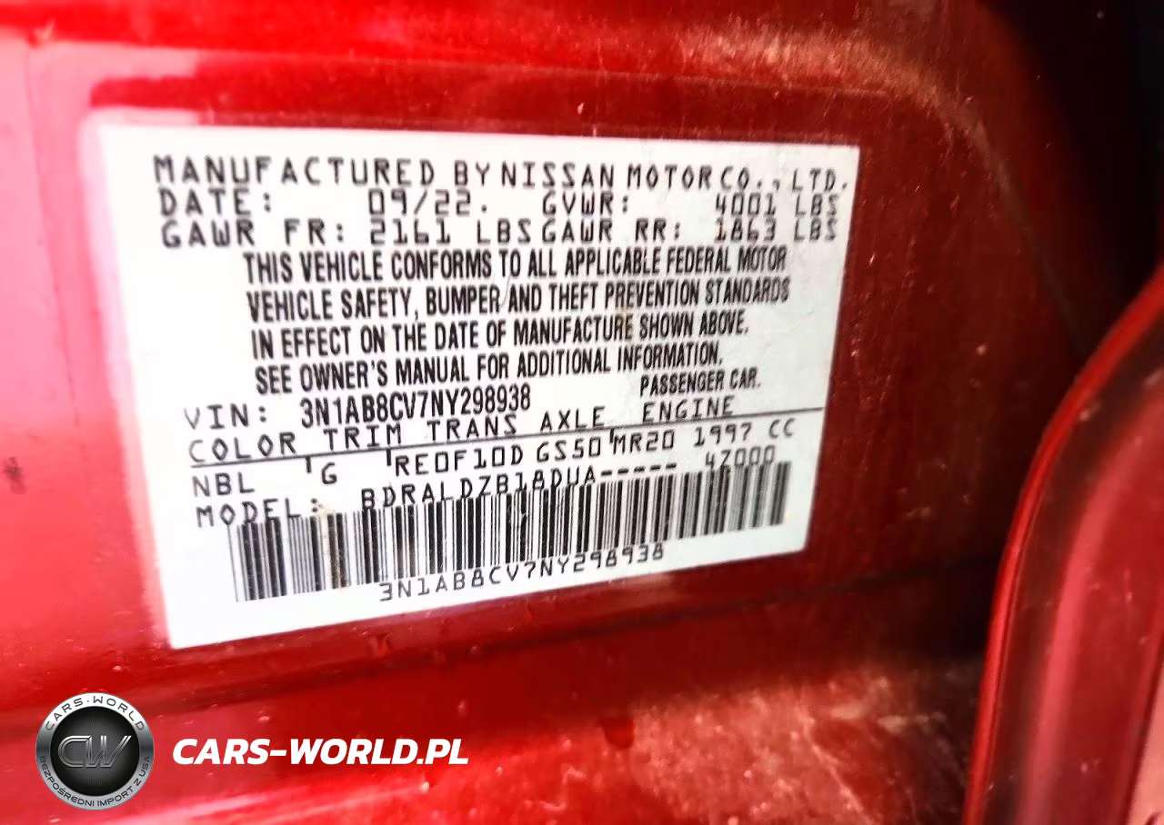 2022 Nissan Sentra Sv VIN:3N1AB8CV7NY298938 - 12