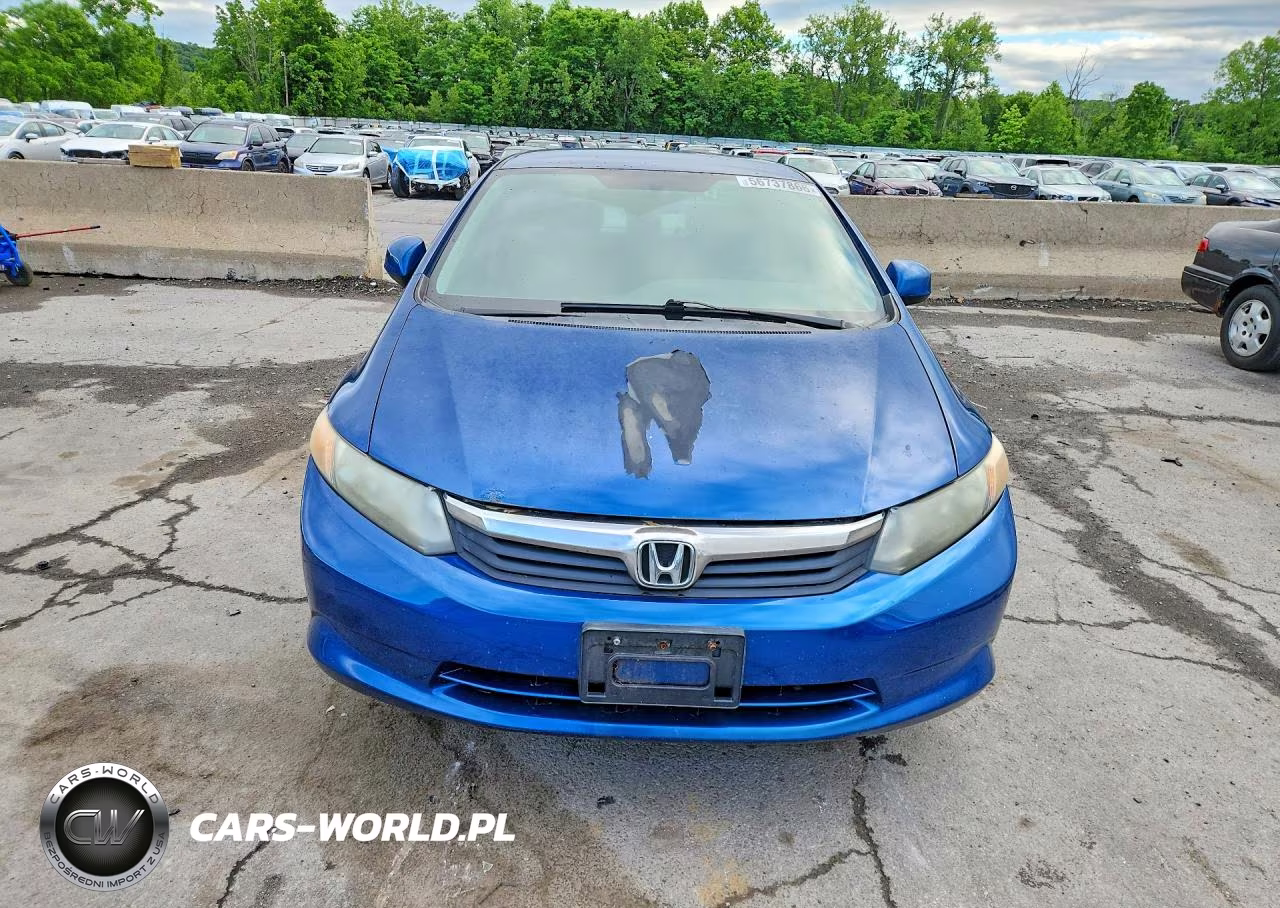 2012 Honda Civic Lx VIN:2HGFB2F5XCH506374 - 5