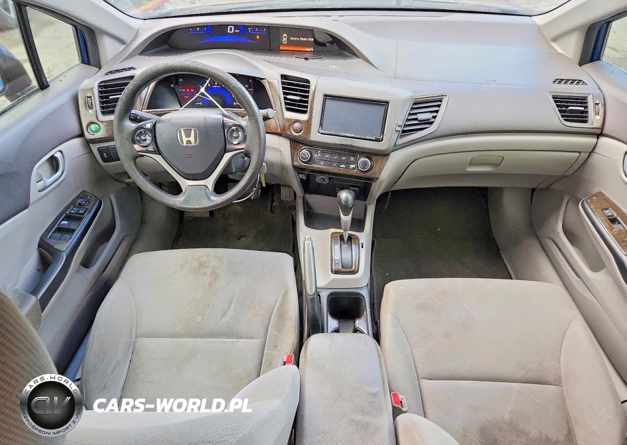 2012 Honda Civic Lx VIN:2HGFB2F5XCH506374 - 8