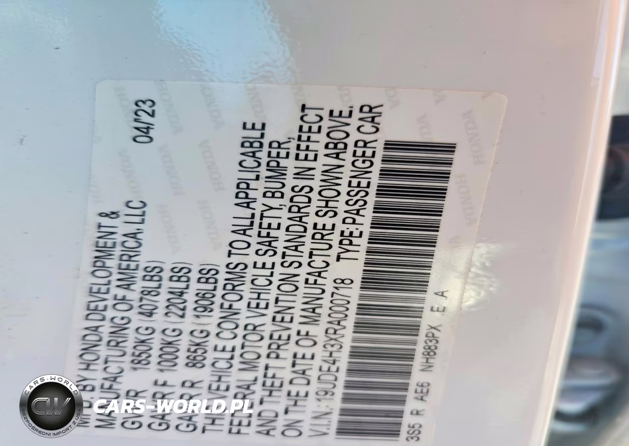 2024 Acura Integra A-Spec VIN:19UDE4H3XRA000718 - 12
