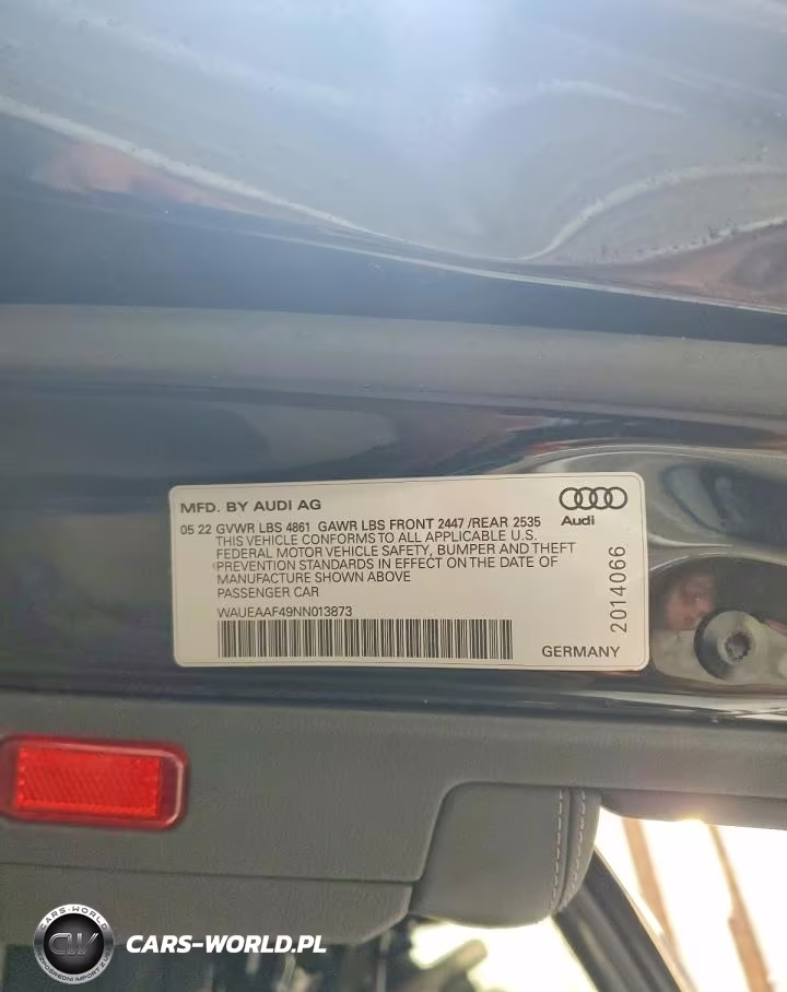 2022 Audi A4 Premium Plus 45 VIN:WAUEAAF49NN013873 - 12