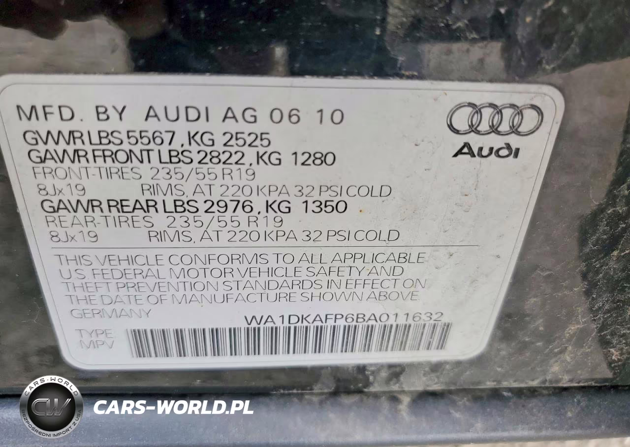 2011 Audi Q5 Premium Plus VIN:WA1DKAFP6BA011632 - 13