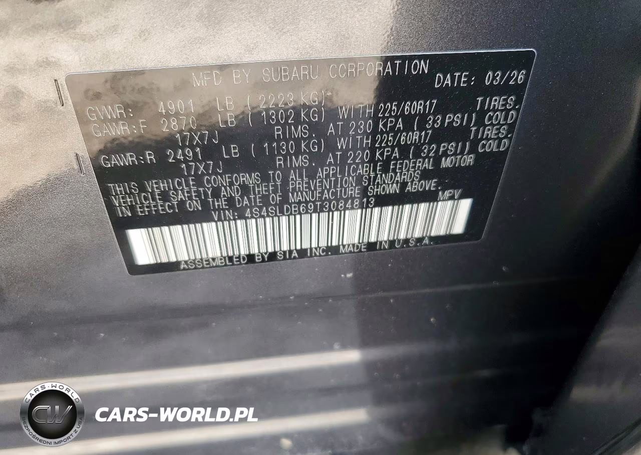 2026 Subaru Forester Premium VIN:4S4SLDB69T3084813 - 14