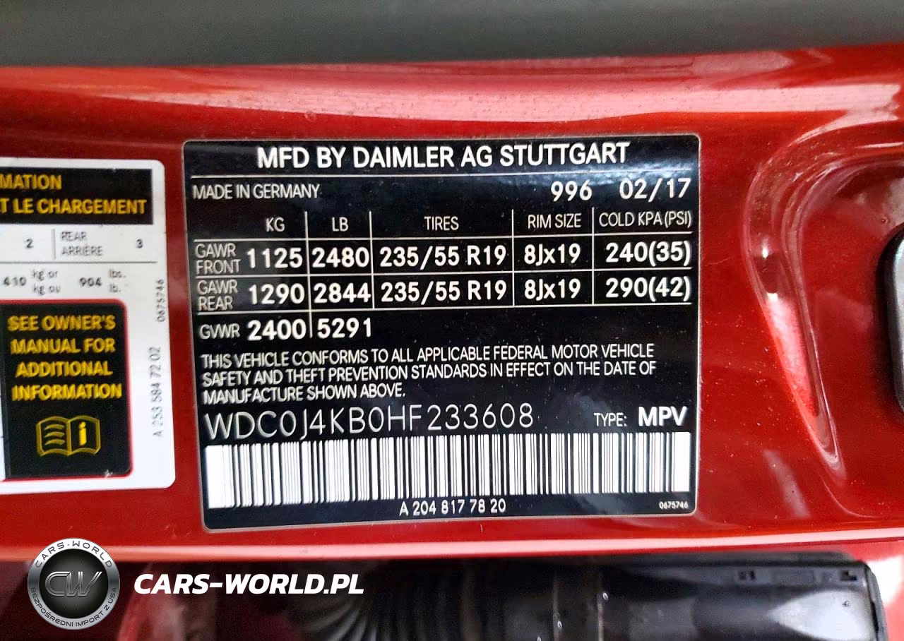 2017 Mercedes-Benz Glc Coupe 300 4Matic VIN:WDC0J4KB0HF233608 - 13