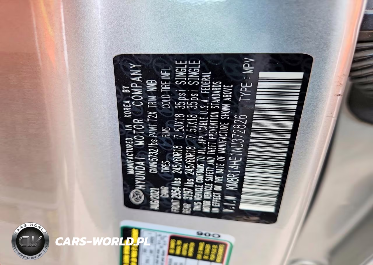 2022 Hyundai Palisade Se VIN:KM8R14HE1NU372826 - 13
