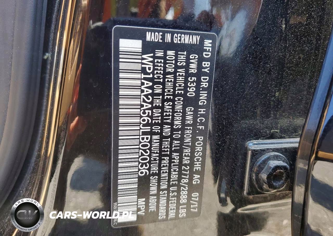 2018 Porsche Macan VIN:WP1AA2A56JLB02036 - 13
