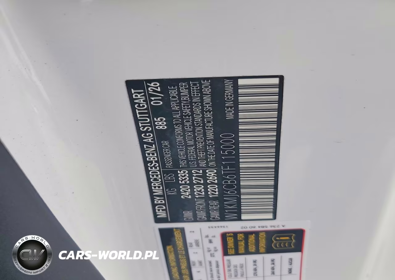 2026 Mercedes-Benz Cle Amg 53 4Matic VIN:W1KMJ6CB6TF115000 - 12